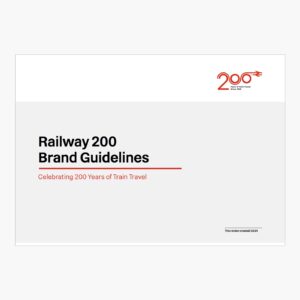 Railway 200 brand guidelines preview
