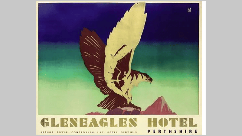 Poster of Gleneagles Hotel Perthshire