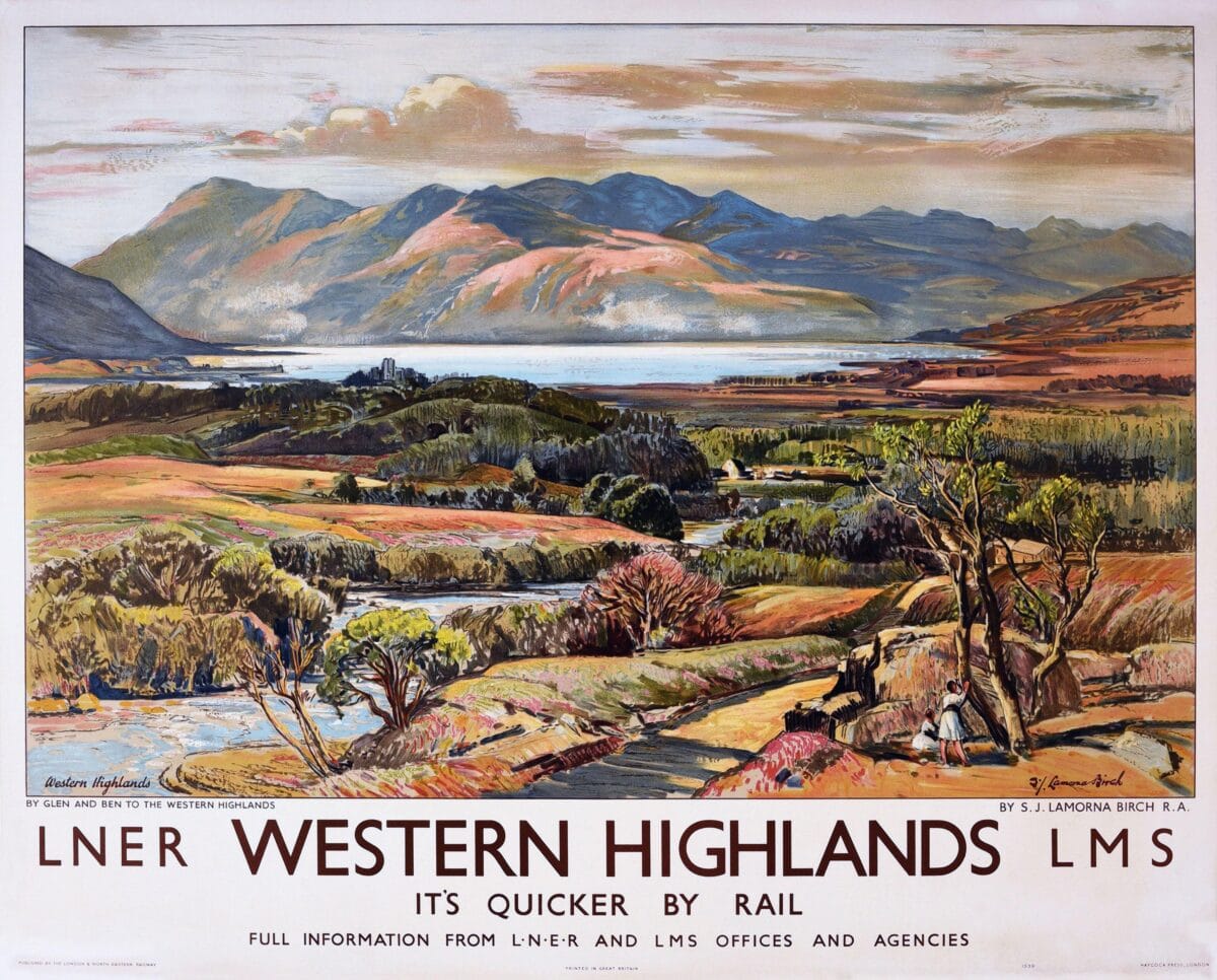 A poster of the Western Highlands
