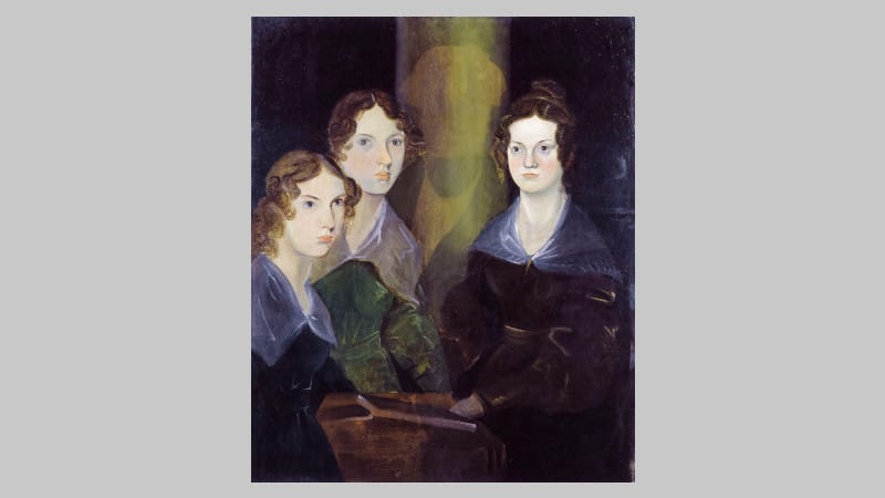 A portrait of the Bronte sisters