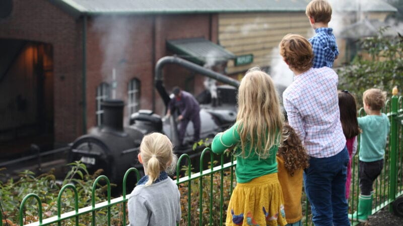 Children at the Watercress Line