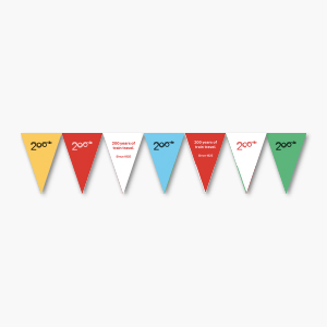 Railway 200 bunting preview