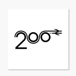Railway 200 - secondary logo (mono) preview