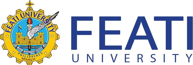 Logo for FEATI University and Light Rail Manila Corporation