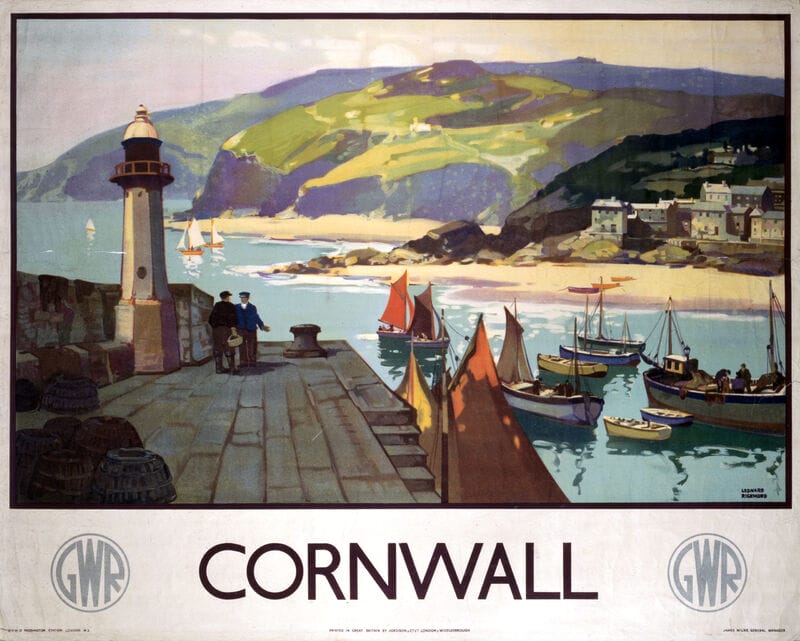 A Great Western Railway Cornwall poster