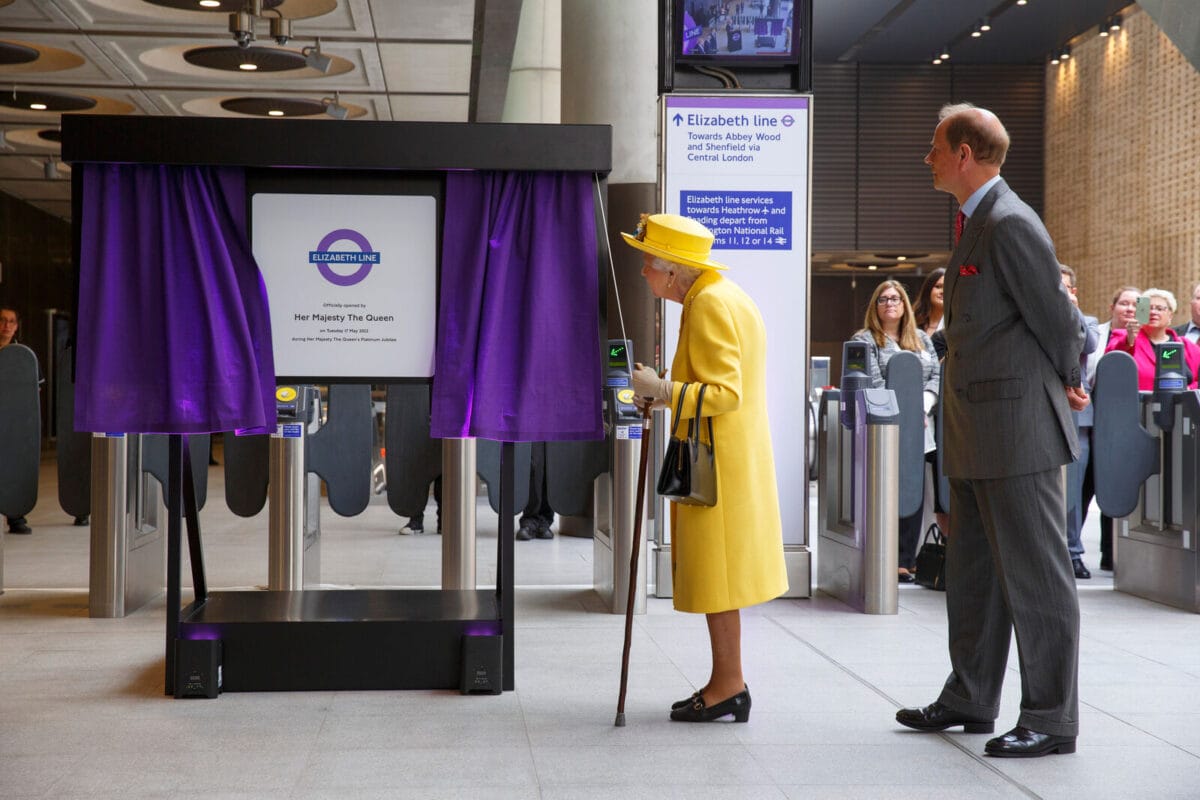 Her Majesty Queen Elizabeth II officially opens the Elizabeth line