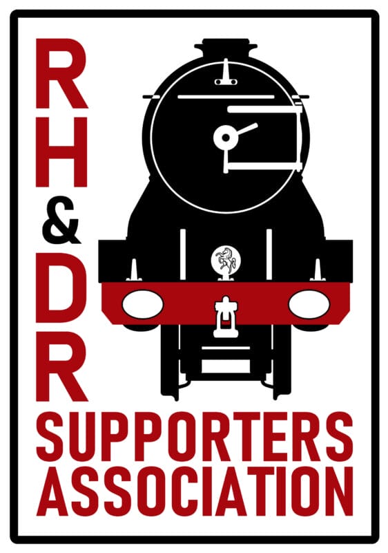 Logo for The Romney, Hythe & Dymchurch Railway Supporters Association