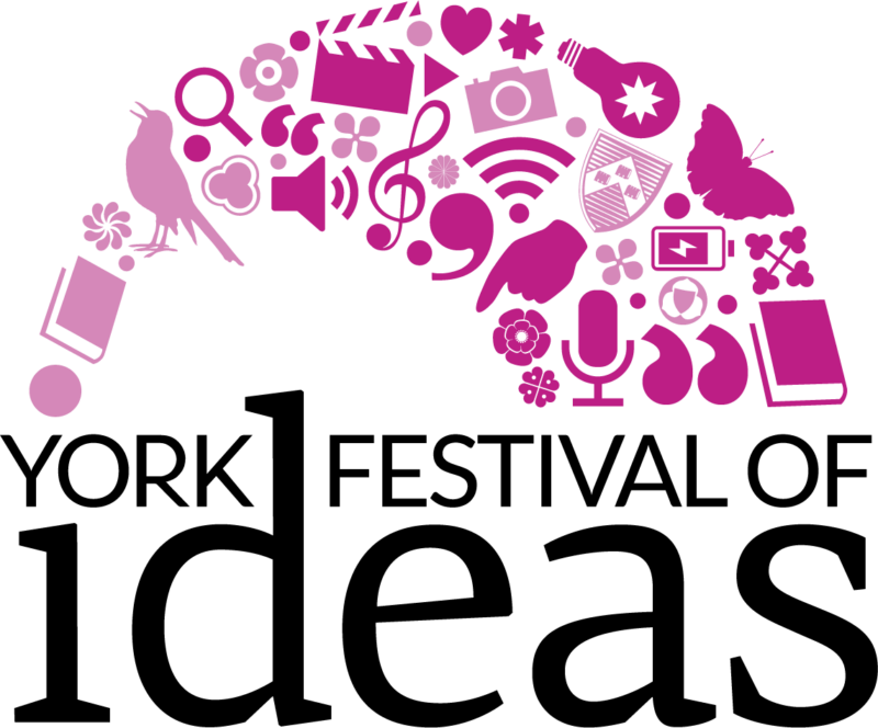 Logo for The series of events is presented by York Festival of Ideas (which is led by the University of York) in collaboration with LNER.