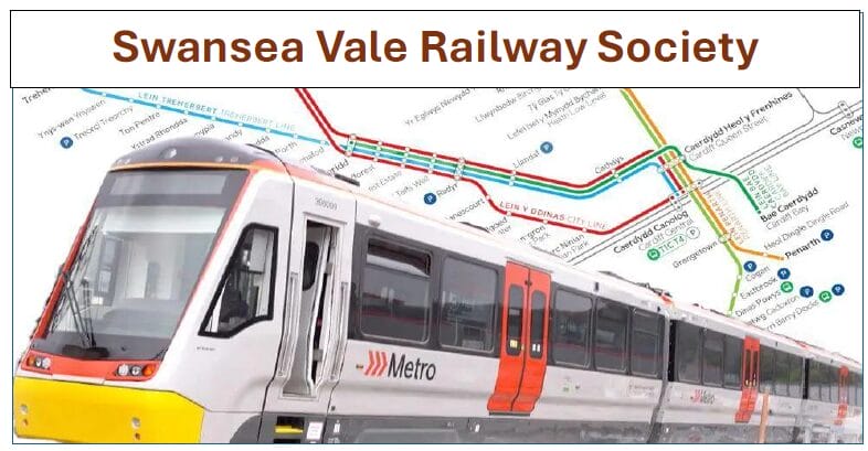 Logo for Swansea Vale Railway Society