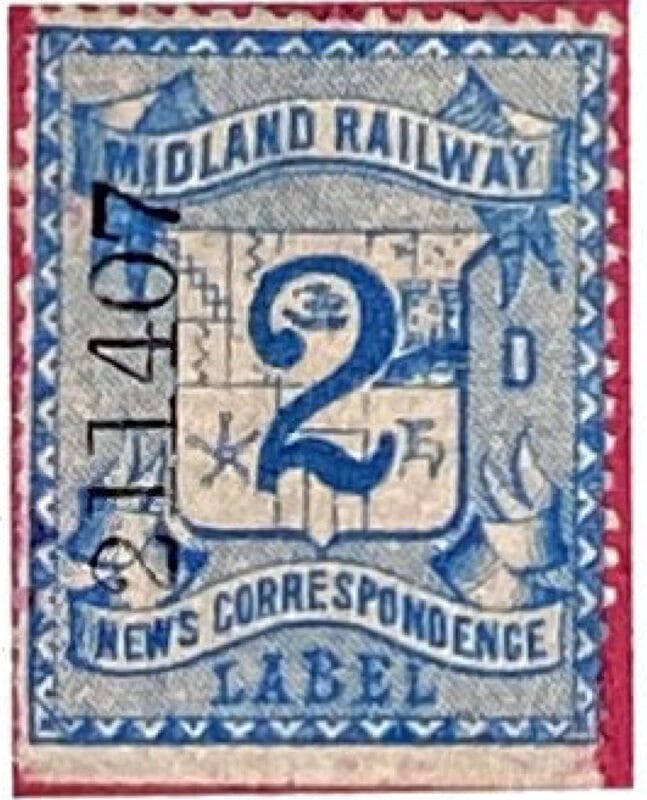 A Midland Railway newspaper stamp