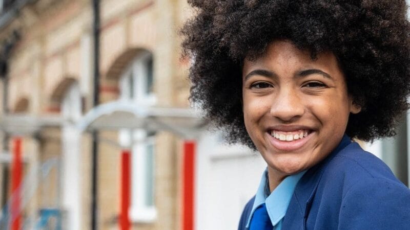Smiling girl