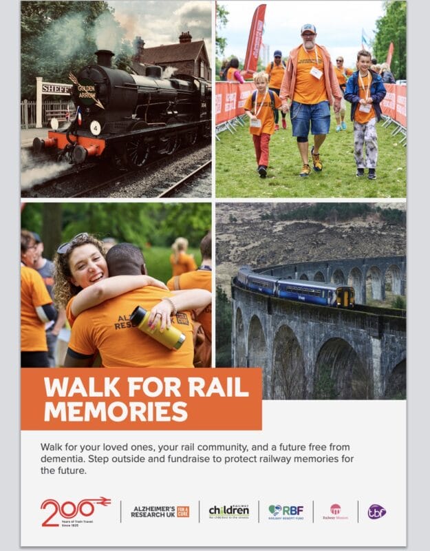 Walk for Rail Memories pack