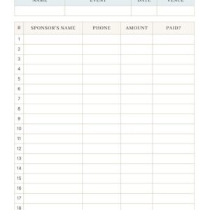 Railway 200 Sponsorship Form Template preview