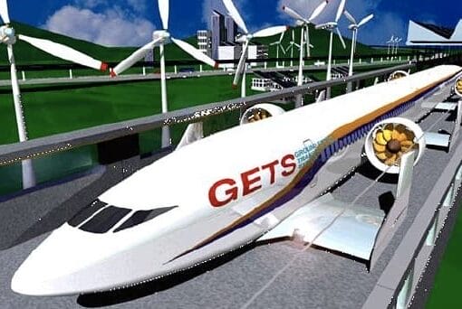 Example futuristic train