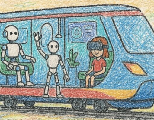 Example futuristic train