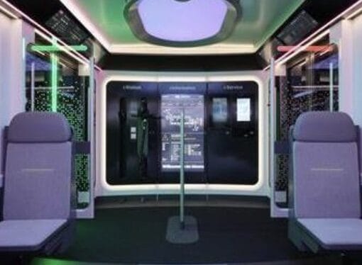 Example futuristic train