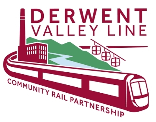Logo for Derwent Valley Line Community Rail Partnership and Derby City Council