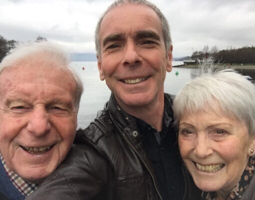 Stuart Lambie with mum (Netta) & dad (Ian)