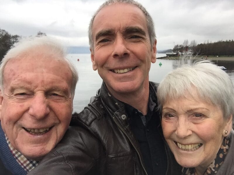Stuart Lambie with mum (Netta) & dad (Ian)