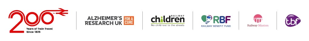 Railway 200 charity partners