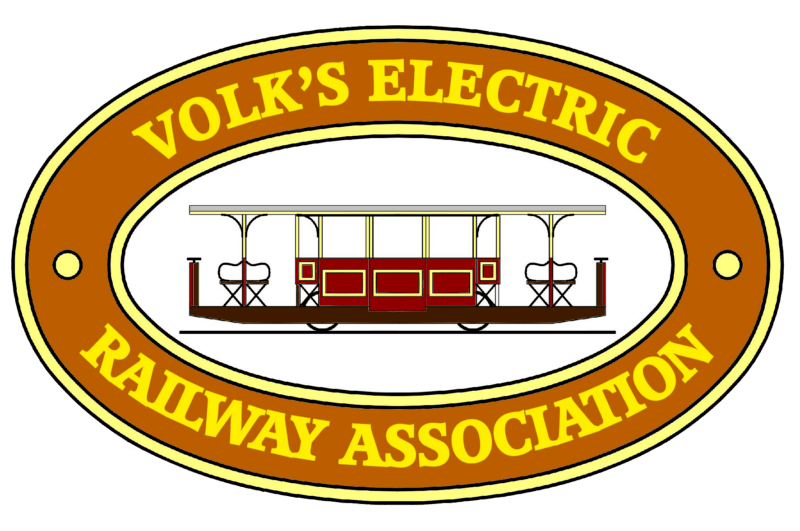 Logo for Celebrating 30 years of Volk’s Electric Railway Association and Railway 200
